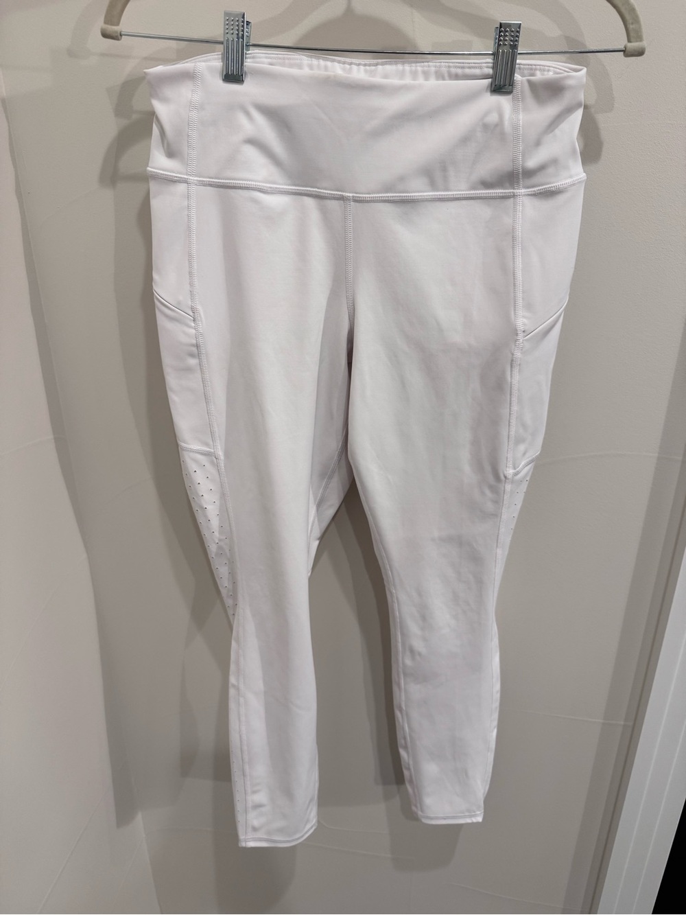 Athleta White High-Waist Pocket Leggings